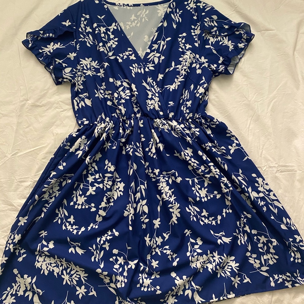 Beautiful Spring Blue Dress